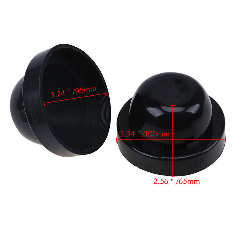 3.66" Rubber Car Headlight Bulb Dust Cover For Headlamp Bulb Waterproof Housing