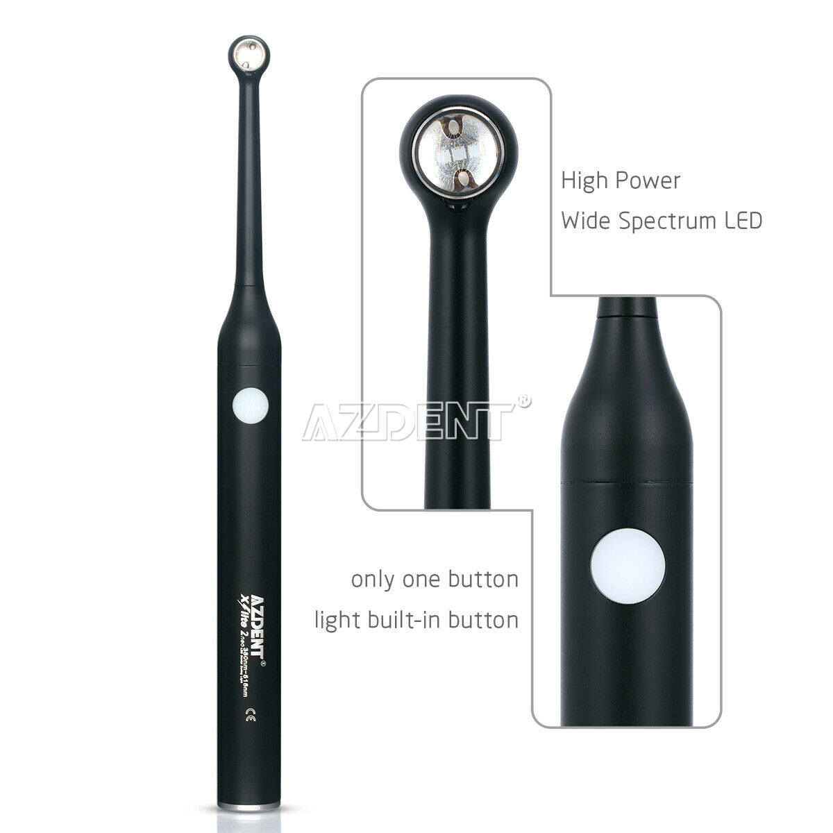 Woodpecker iLed Style Dental Wireless LED Curing Light >2300mW/cm² 385-515 nm