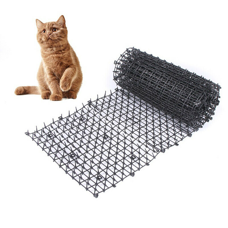 2Pcs Garden Prickle Strip Cat Repellent Deterrent Spike Anti-Cat Dog Suppl WLDF