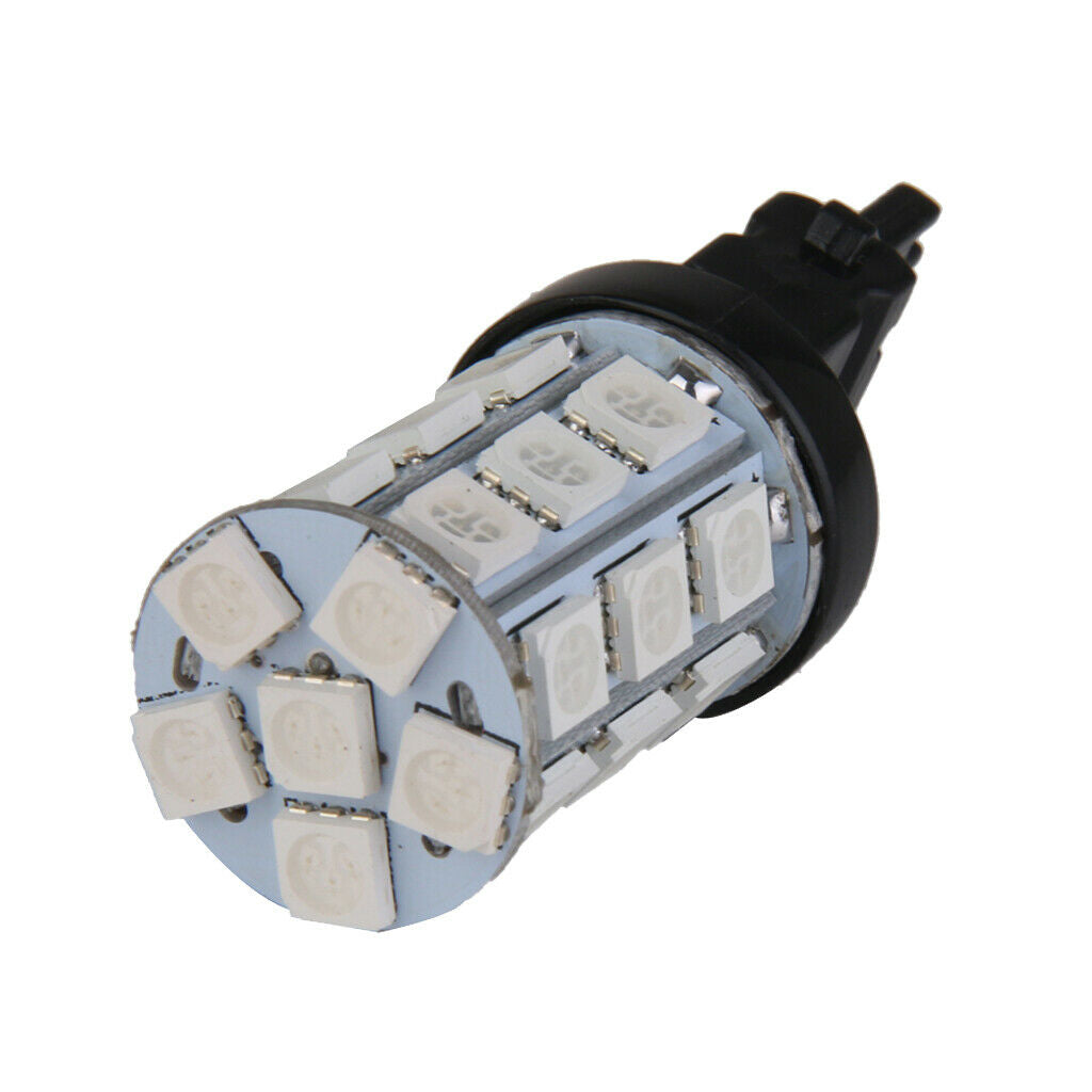 T25 27 SMD 5050 LED 3157 Car Tail Brake Stop Parking Light Bulb Blue 12V