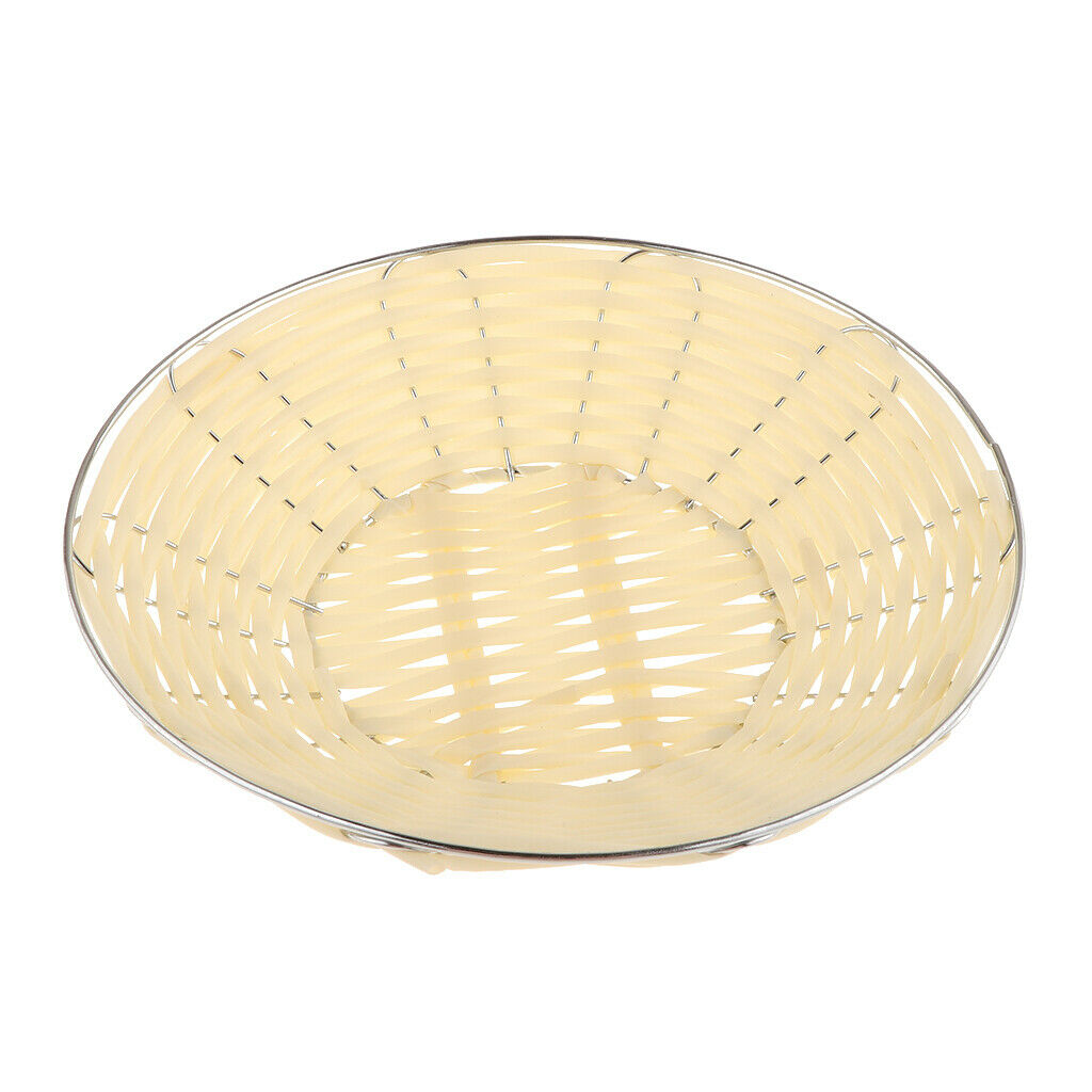 Food Serving Baskets Hand Woven for Fries Burgers Sandwiches 20X9X4cm