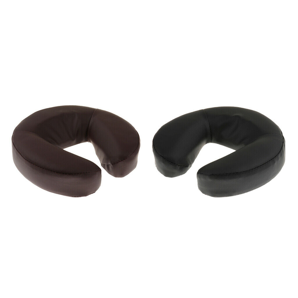 2 Pcs Massage Table Face Cradle Pillow - Washable Memory Foam Face Pillow for