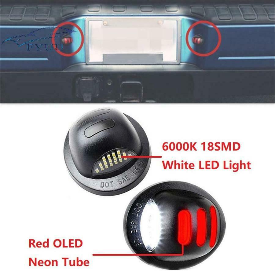 2* License Plate Light For Ford F-150 F-250 F-350 Ranger Pickup Truck LED 18 SMD