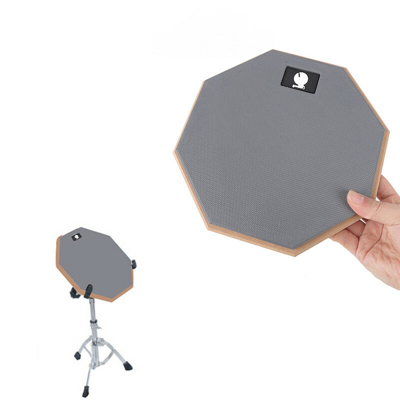 8 Inch Rubber Wooden Dumb Drum Practice Training Drum Pad Music Instruments DD
