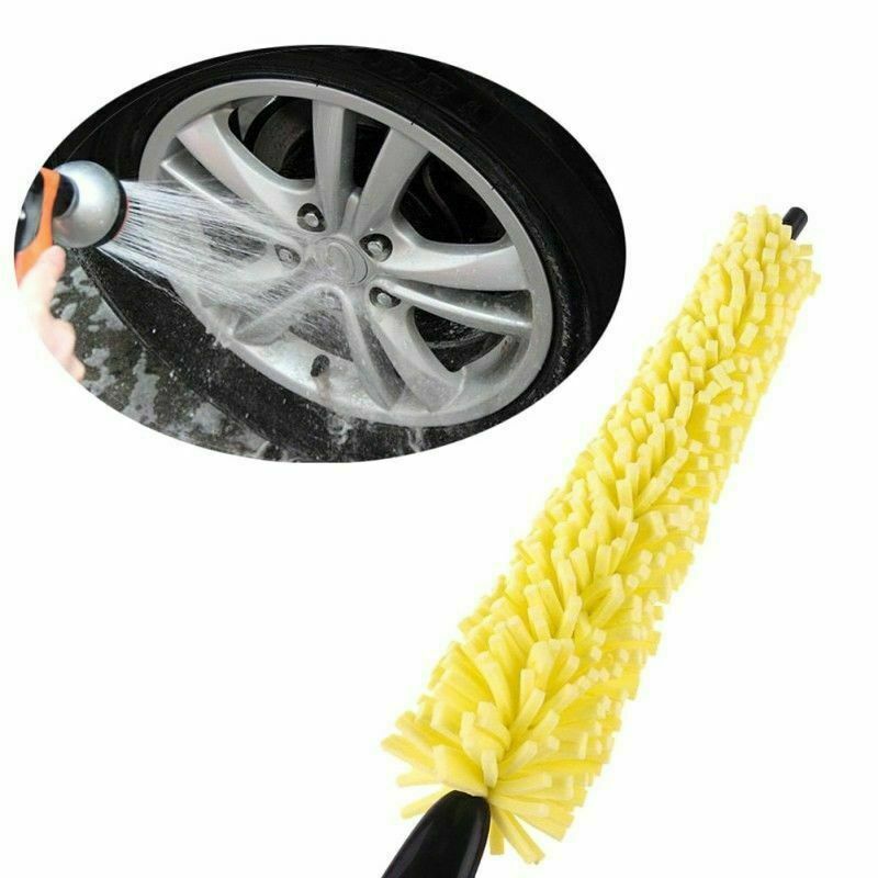 Car Wheel Tire Rim Scrub Plastic Handle Brush Cleaner Washing Cleaning Tools