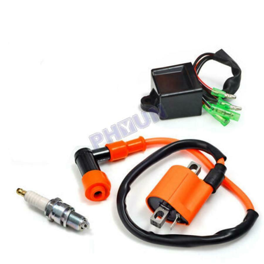 Ignition Coil + CDI Module + Spark Plug kit For Yamaha Blaster 200 YFS200 97-01