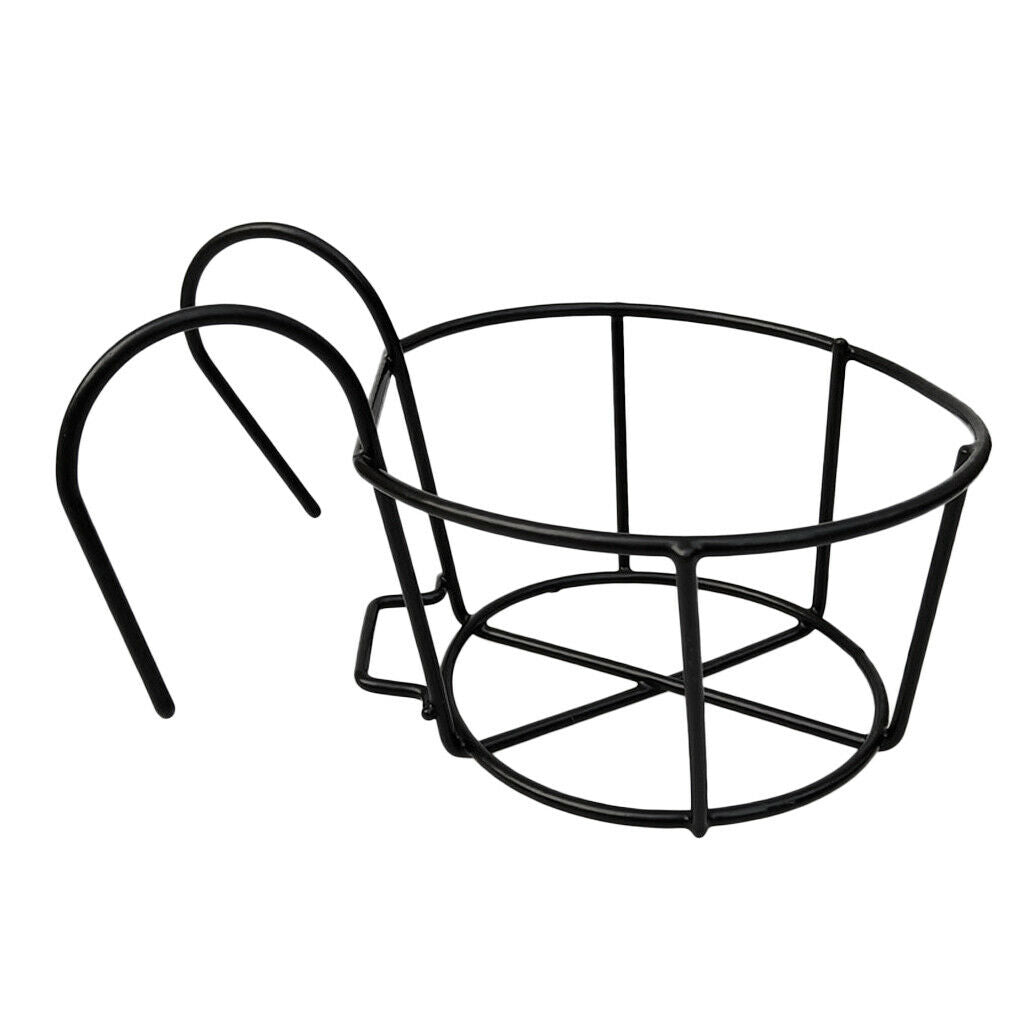 7Pieces Hanging Rail Flowerpot Holder Plant Hanger Planter Pot Container