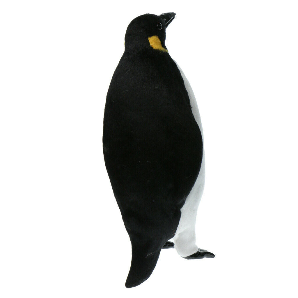 3Pcs Penguin Animal Statue Artificial Feathered Home Garden Ornaments M+ 2xS