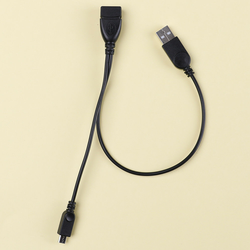 Micro USB Male To USB Female Host OTG USB Cable Y Splitter For Cell Phon.l8