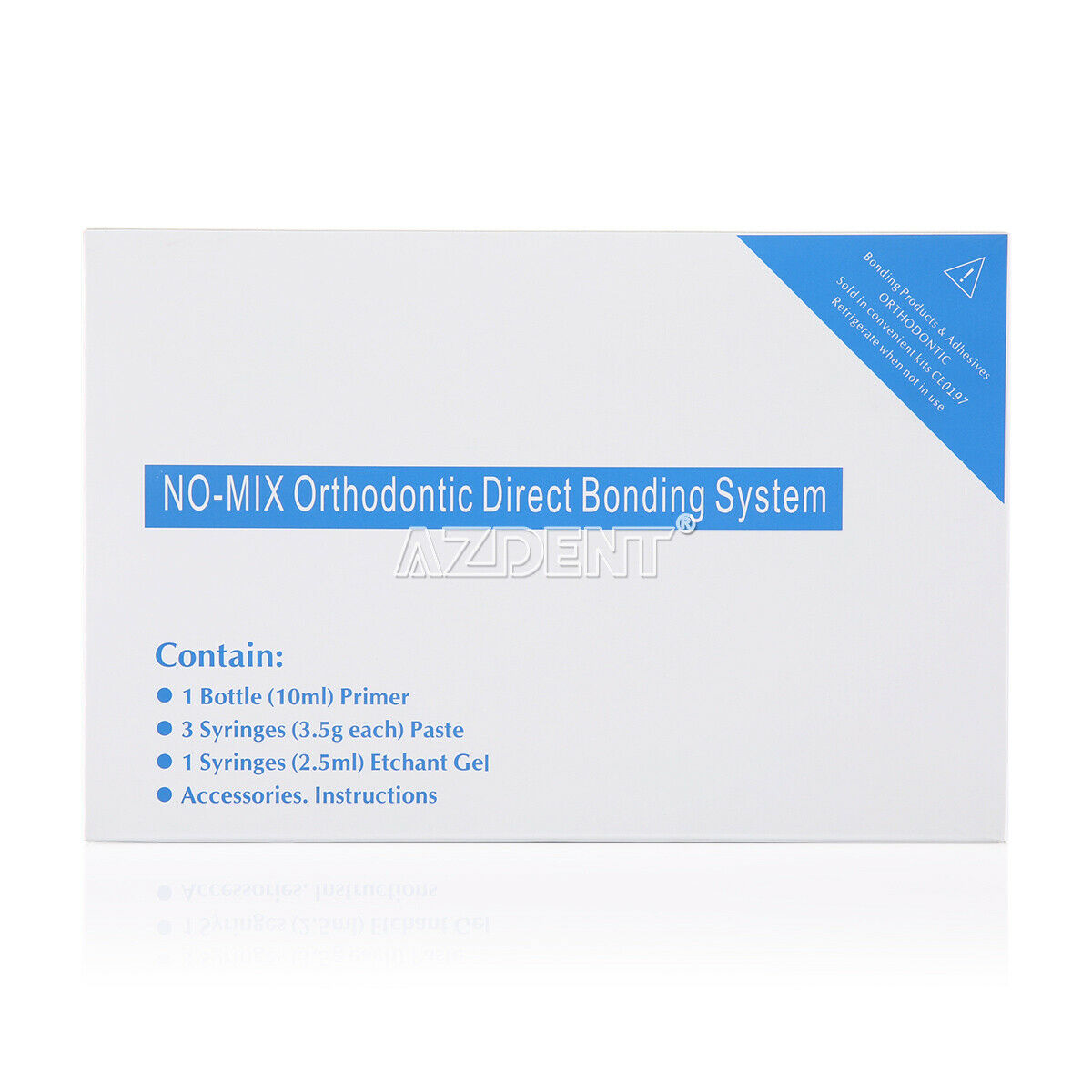 Dental Orthodontic Direct Paste Syringe Bracket Self -Cure Adhesive Bonding Kit