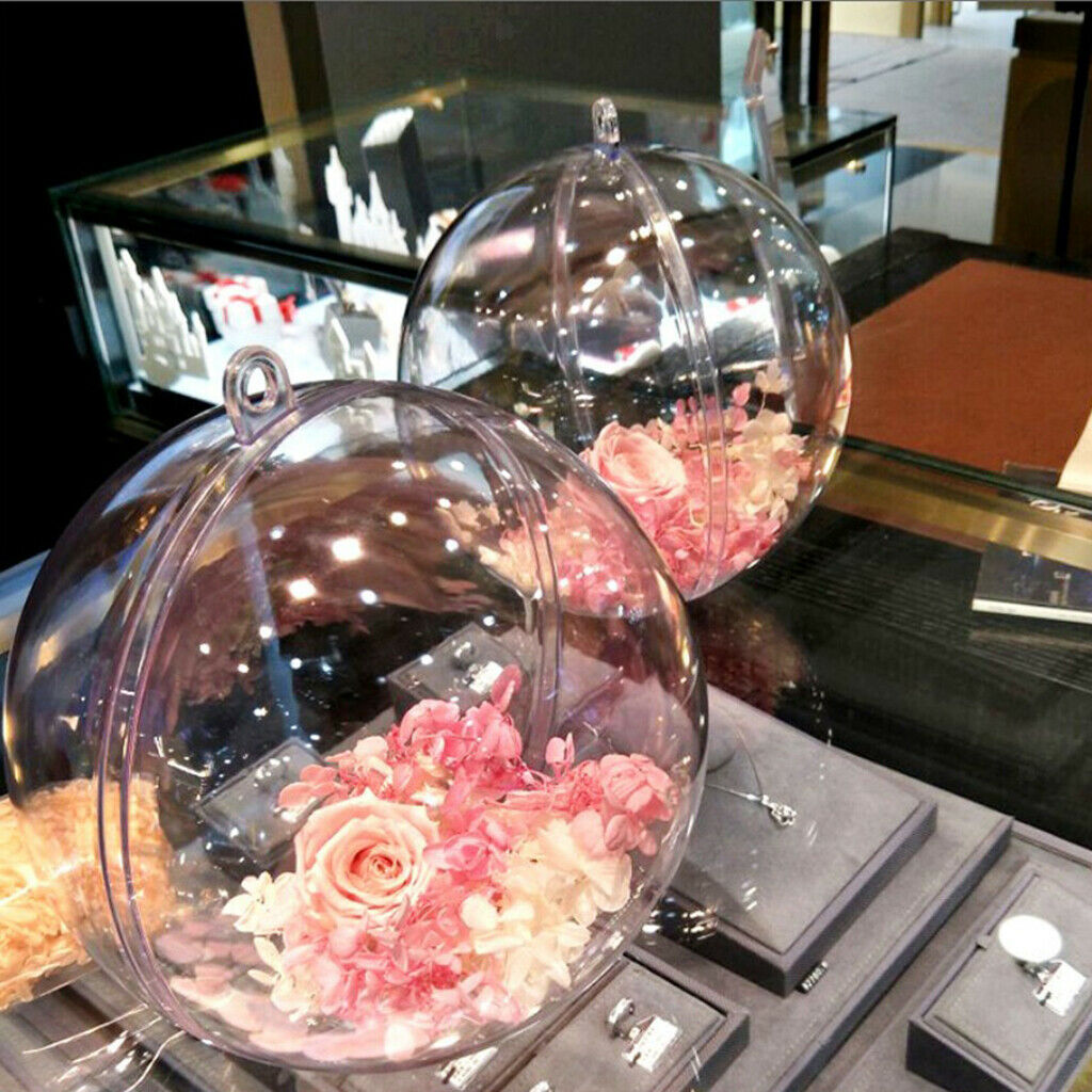10pcs Multisize Fillable Ball Hollow Ball Christmas Decors Candy Filler 4cm