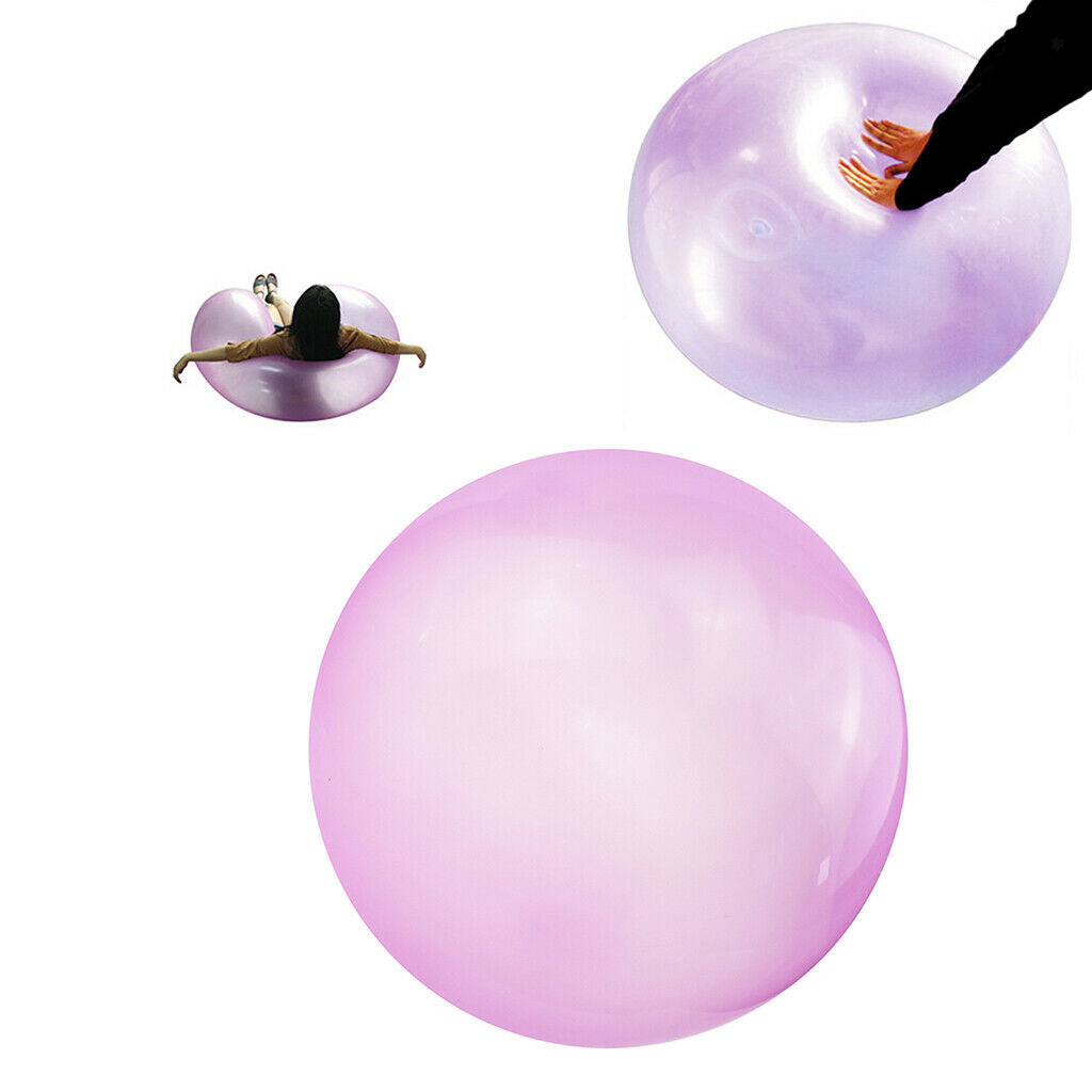 Bubble Ball Inflatable Amazing Stretch Balls Indoor Outdoor Party Purple L