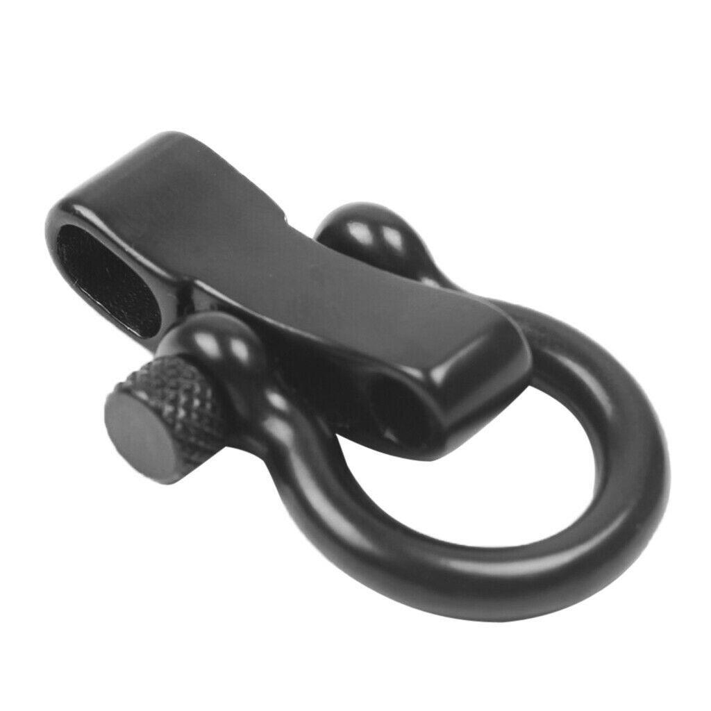Adjustable Stainless Steel U Shaped Shackle Buckle for Paracord Survival