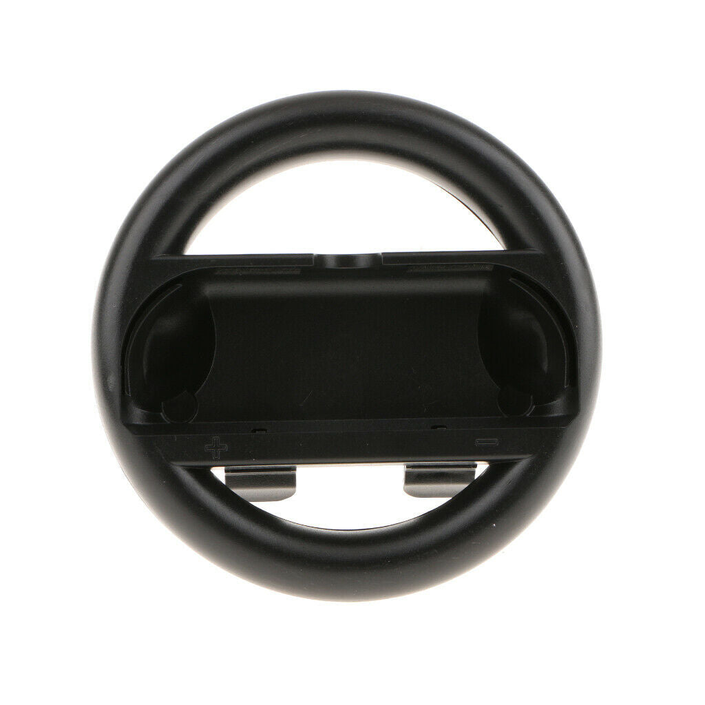 2 Pieces Steering Wheel Game Console Handle Grip for Nintendo Switch Joy-con