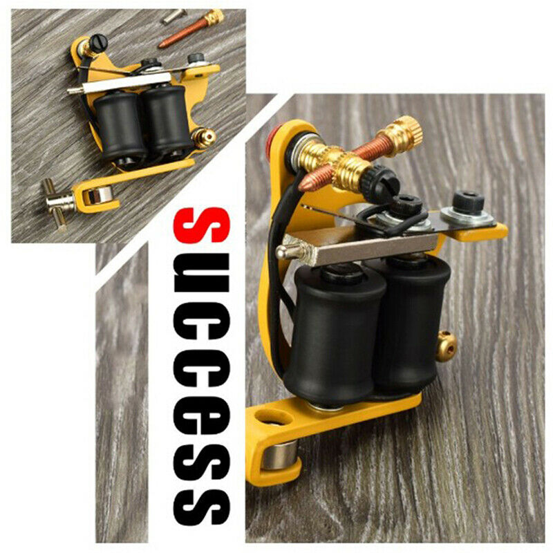 Black Tattoo Machine 10 Wraps Set Parts Supply Tattoo Body Art Lin.l8