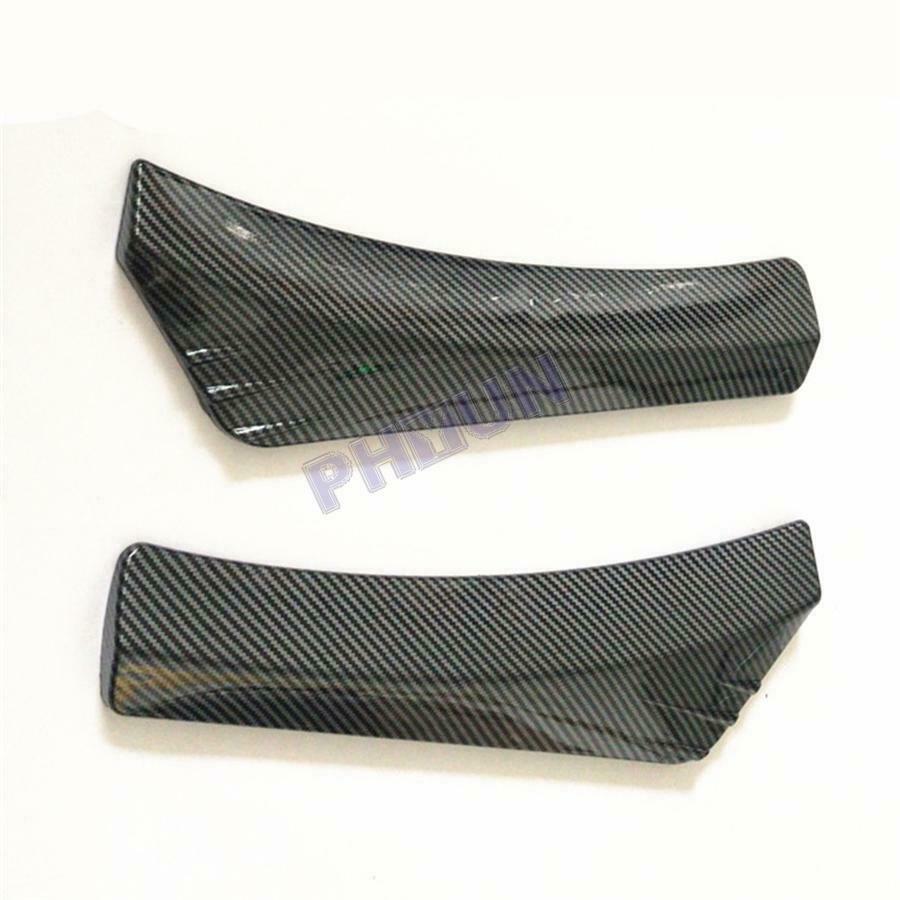 2x Car Rear Bumper Lip Splitter Protector Body Kit Carbon Fiber Look Universal
