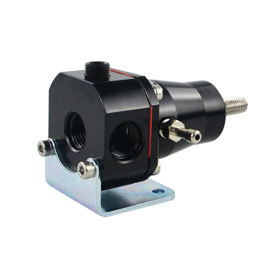 1x Fuel Pressure Regulator 30-70 Psi Adjustable Stainless Steel Mounting Bracket