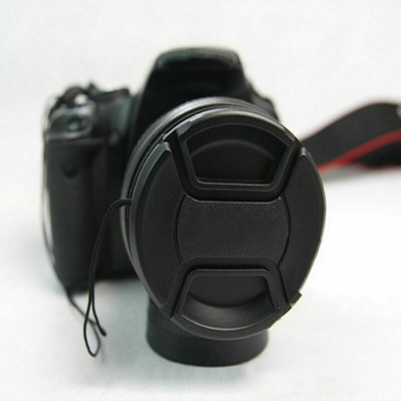 49mm Camera Snap-on Front Lens Covers For Canon Nikon Fuji Sony with String