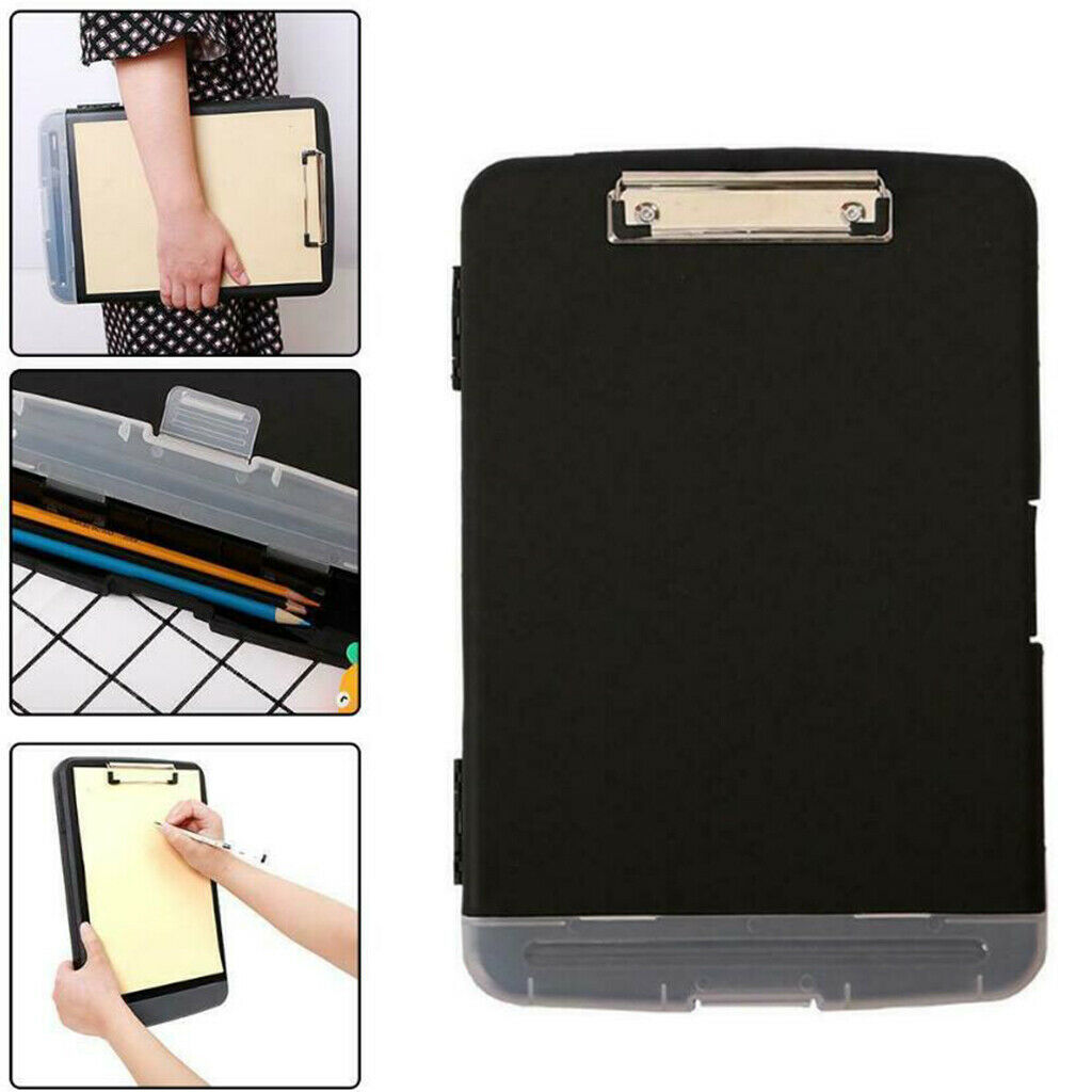 Universal Waterproof Clipboard Storage Box Case Folder A4 File Box Organizer