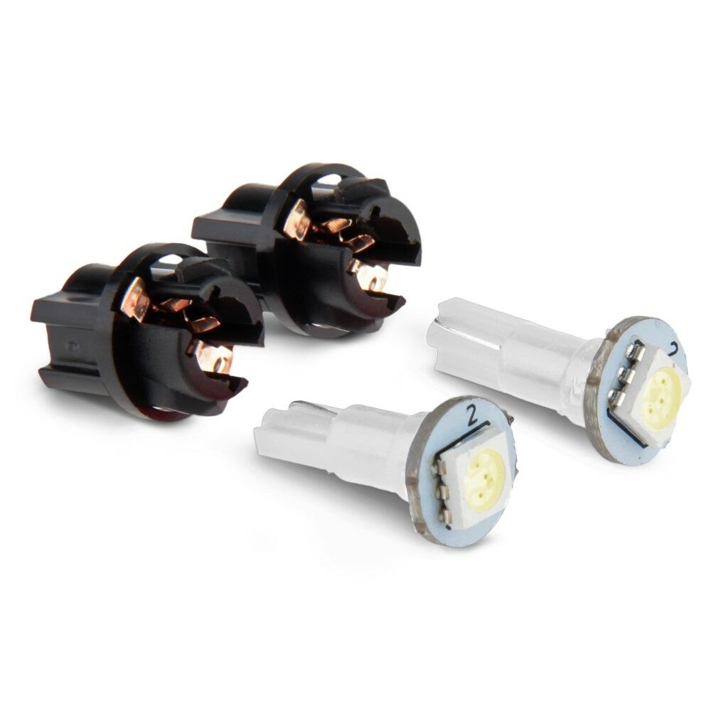 30Set Car Vehicles T5 LED Twist Socket Instrument Panel Cluster Plug Dash Lights