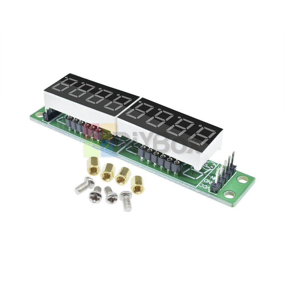 2Pcs 5V Red MAX7219 Digital Tube 8-Digit LED Display Control Module for Arduino