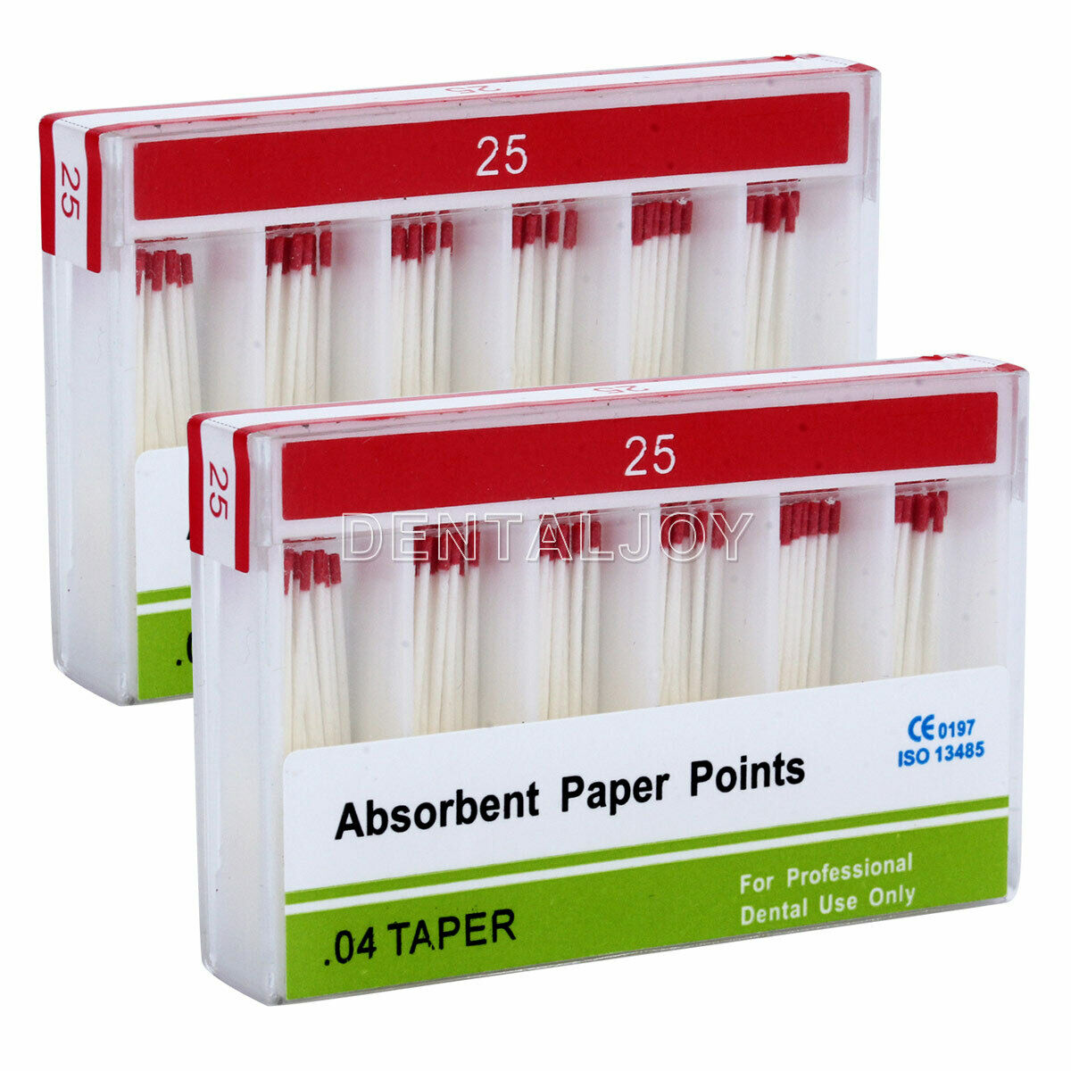 10 Boxes Dental Endodontic Absorbent Paper Points Root Canal 0.04 25# 100PC/BOX