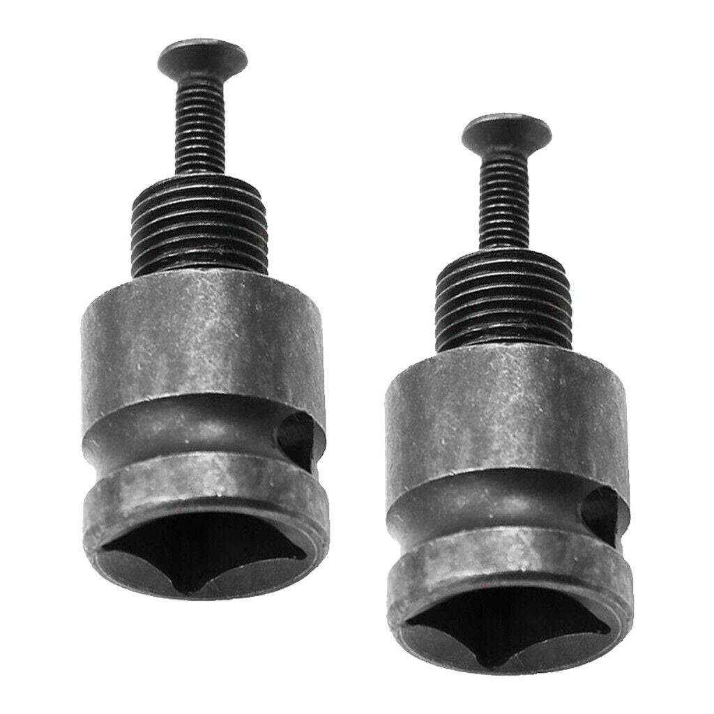 2pcs 1/2 Drill Chuck Adaptor Tools for Impact Wrench Conversion with Screw