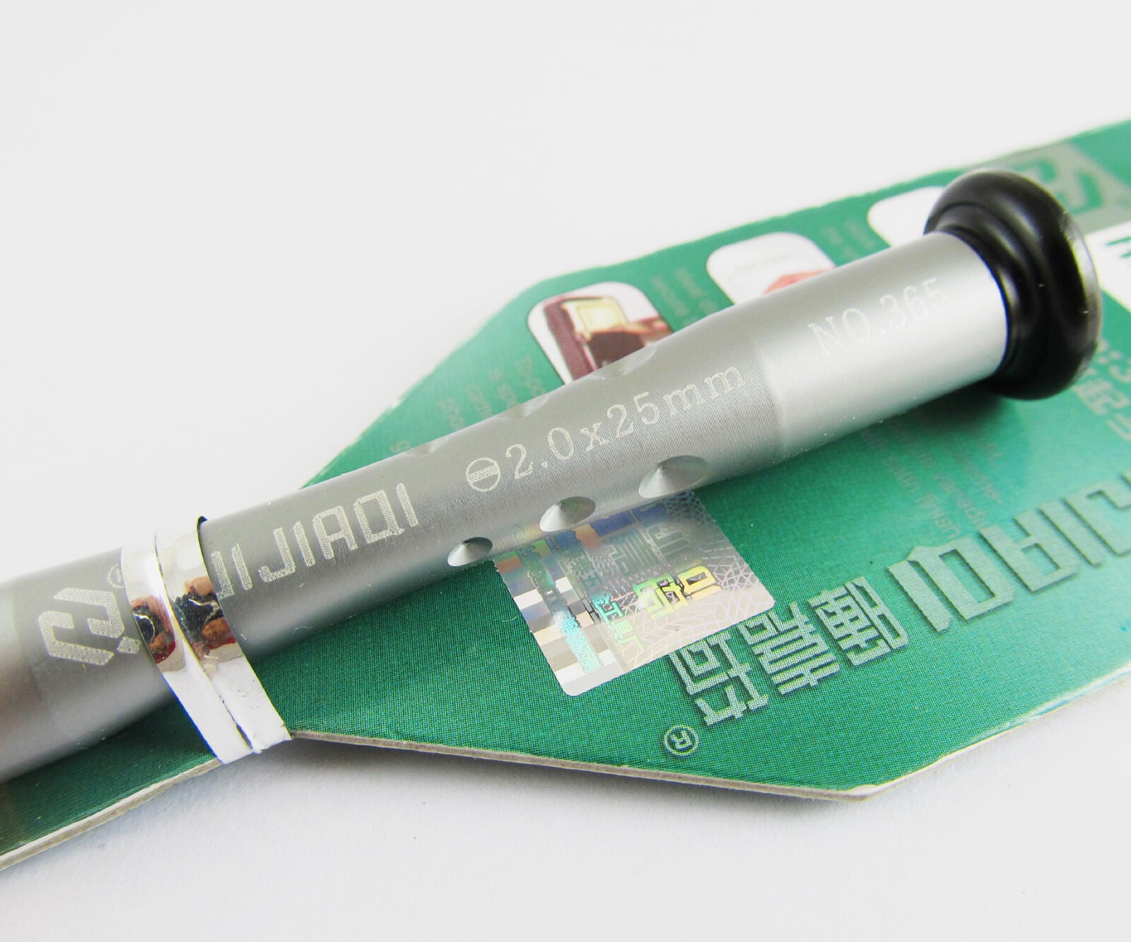 1pc New 2.0*25mm HUIJIAQI Zinc Alloy CR-V Screwdriver slotted screwdriver Tools