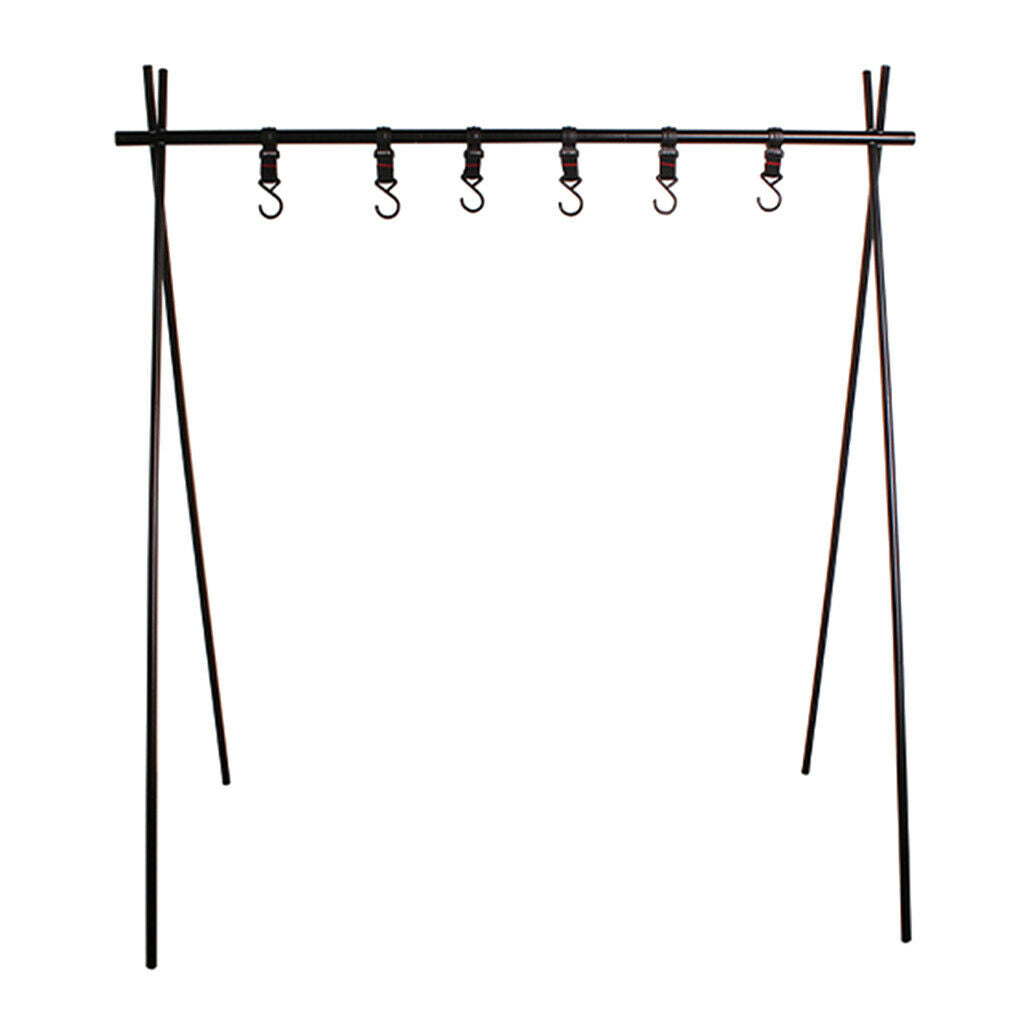 Triangle Hanging Rack Aluminum Alloy Outdoor Camping Travel Shelf Clothes Hanger