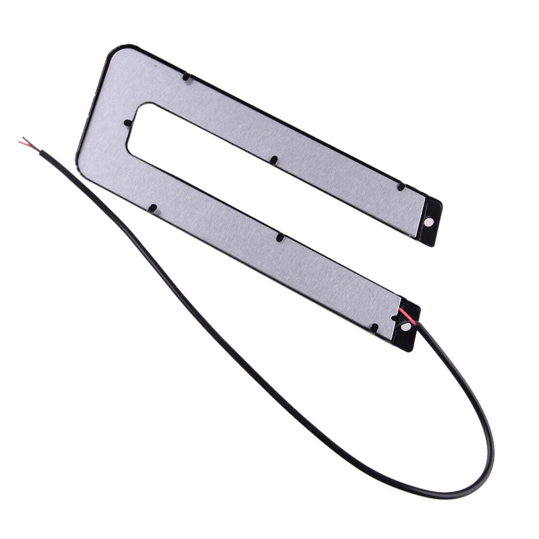 2Pcs U Shape COB 6000K White Led Daytime Running Light DRL Fog Lamp Universal