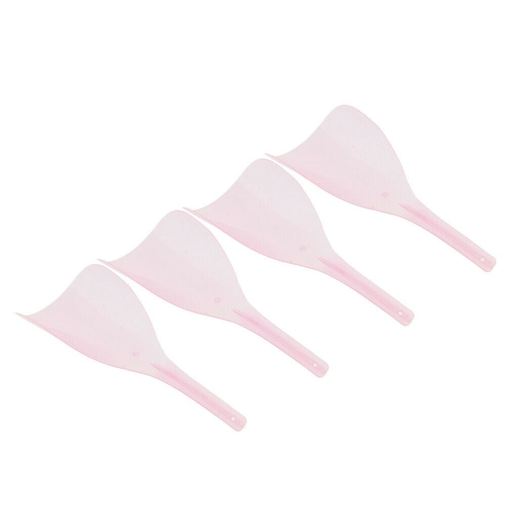 4Pcs Plastic Barber Cutting Hairspray Masks Eyes Protector Shields Pink