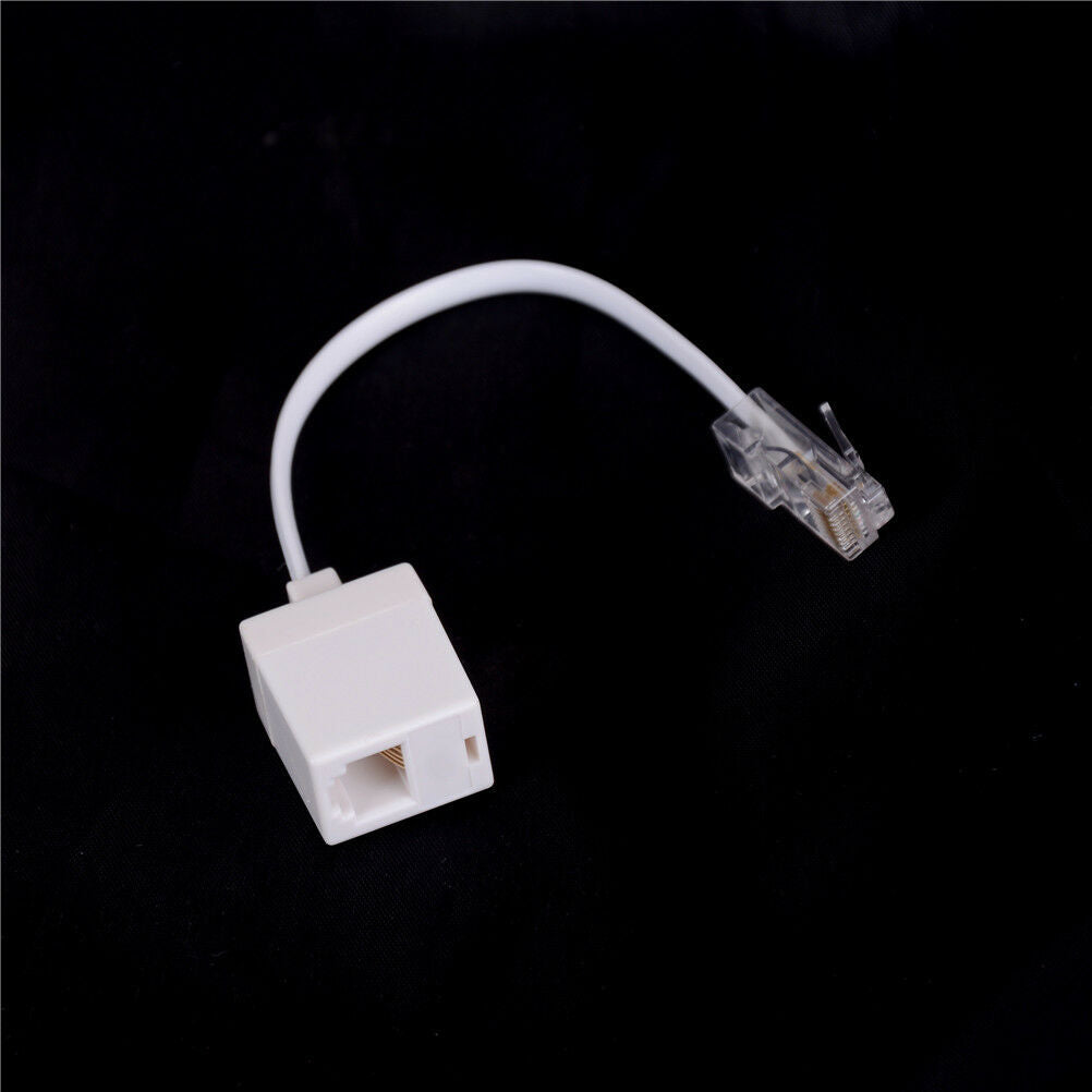 RJ11 6P4C Female To Ethernet RJ45 8P8C Male F/M Adapter Converter Cable Ph C Lt