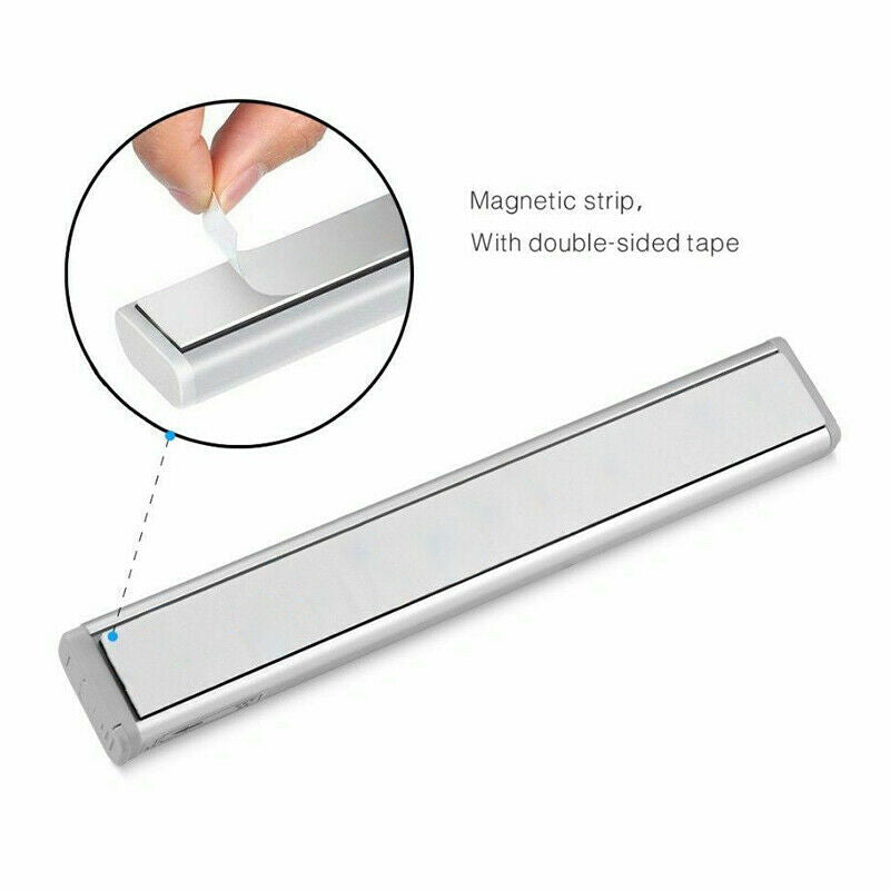 Portable Rechargeable PIR Motion Sensor 10 LED Night Light Cabinet Closet Lamp