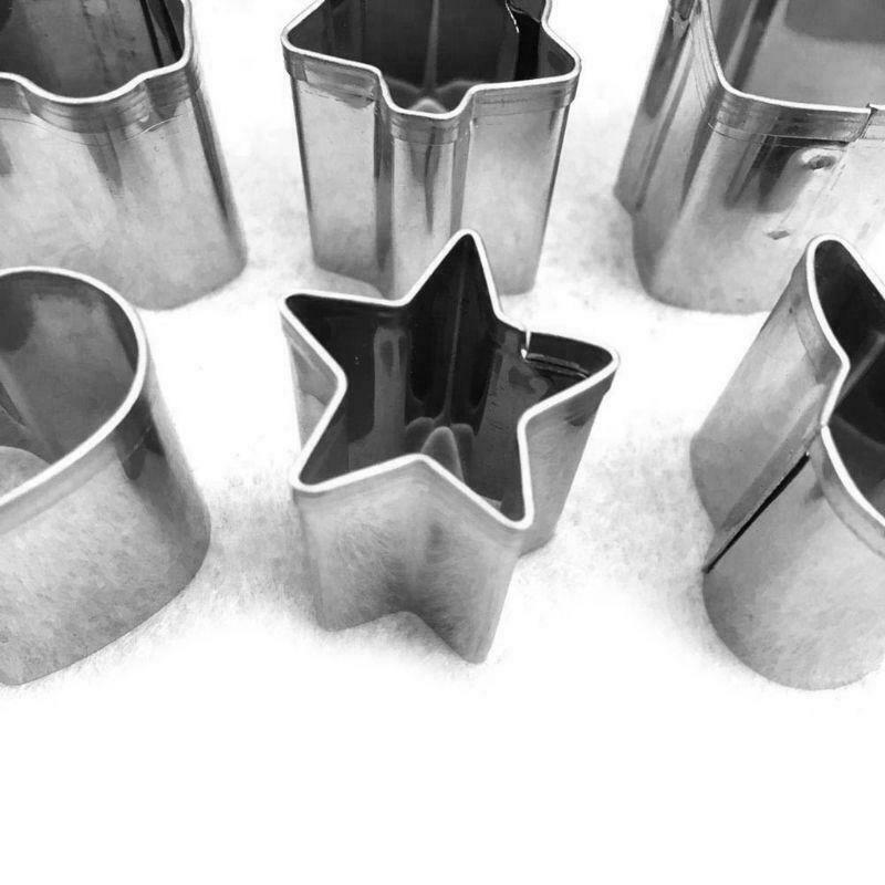 10pc/set Vegetable Fruit Mini Cutters With Hedgehog Shape Box Cake Cookies Mold