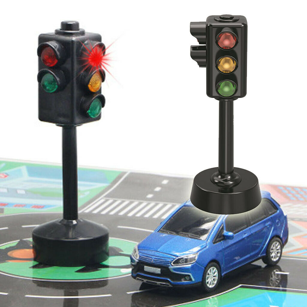 Set of 1 Plastic Traffic Lamp for Kids Early Education Props Traffic Light