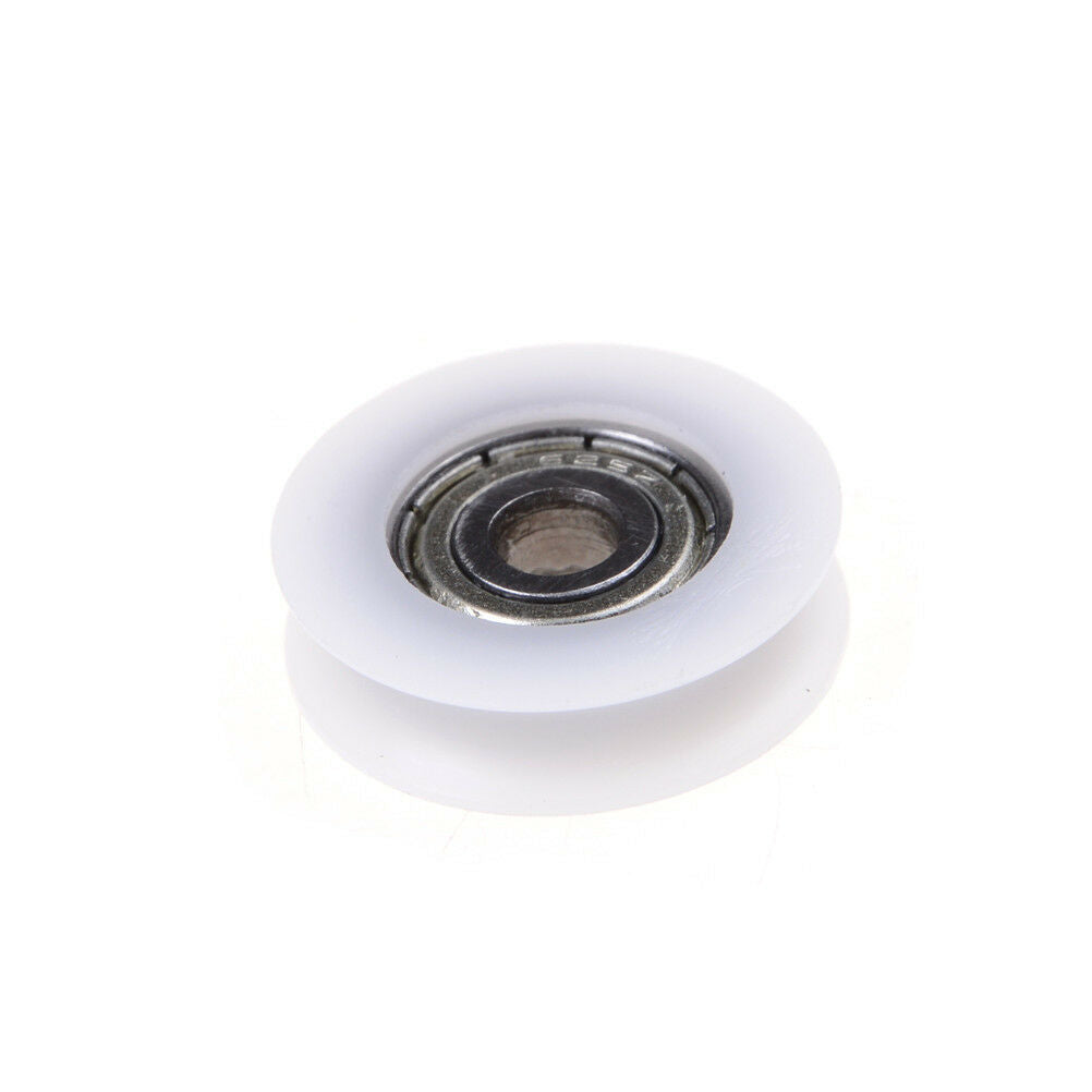 New 5*23*7mm U Groove Metal Shield Nylon Pulley Wheels Roller Ball Bearing.l8