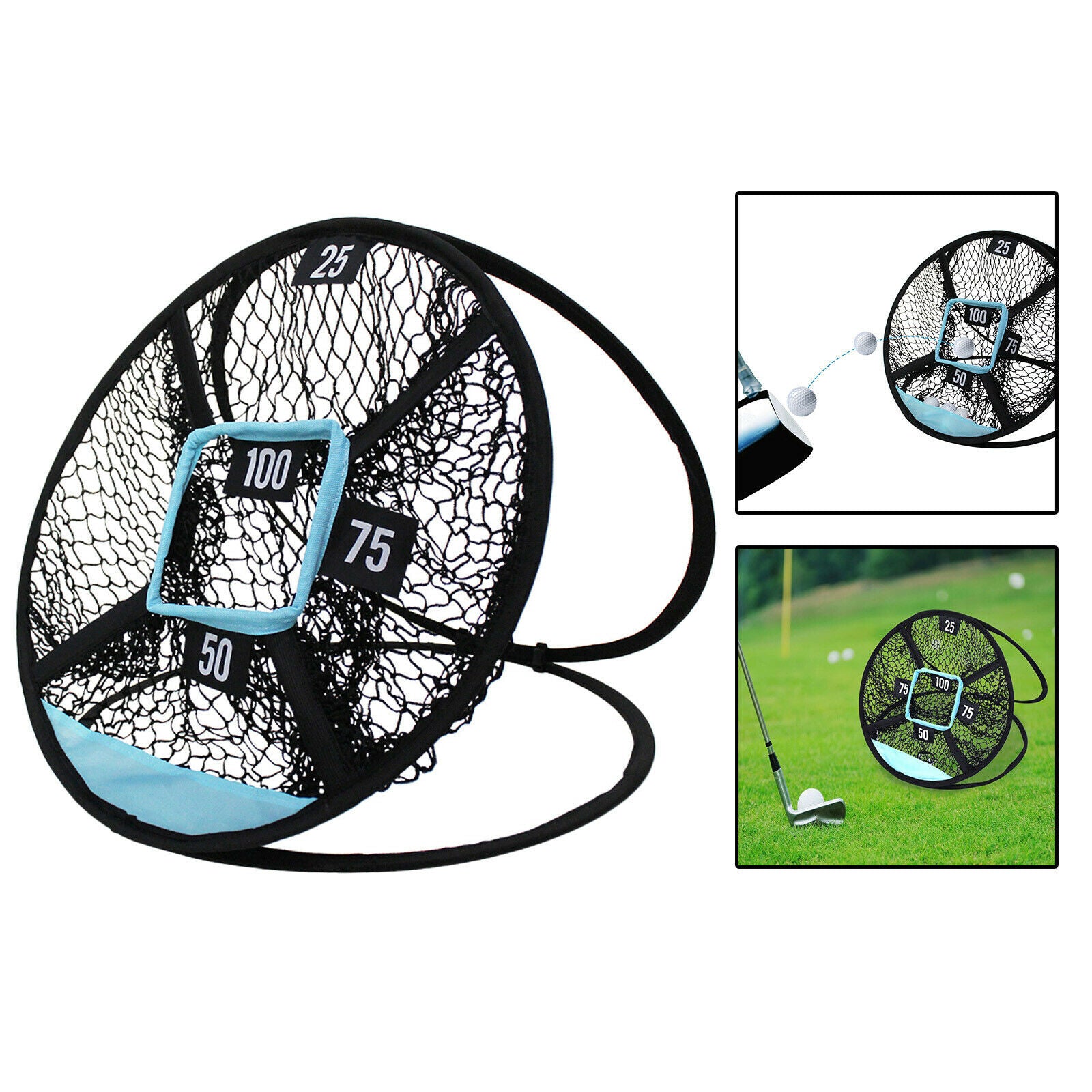 Golf Chipping Net Indoor Outdoor Training Aid Durable Cage Hitting Trainer