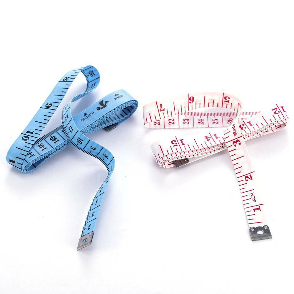 60" Body Measuring Ruler Sewing Cloth Tailor Tape Measure Seamstress Soft Flat