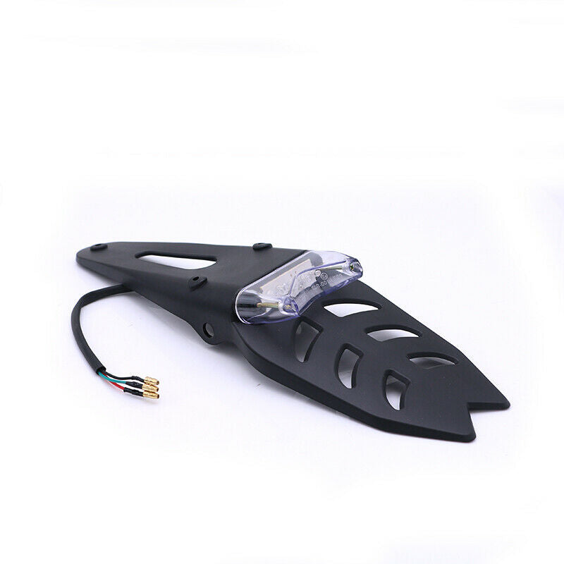 Off-road Dirt Bike Universal Motorcycle Clear Rear Fender Brake Tail Light Lamp