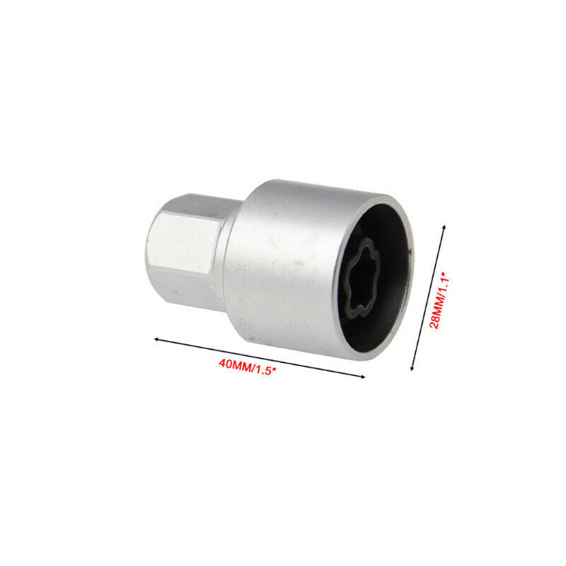 Car Anti-theft Wheel Lock Nut Screw Socket Removal Tool for BMW 1 2 3 6 7 Series