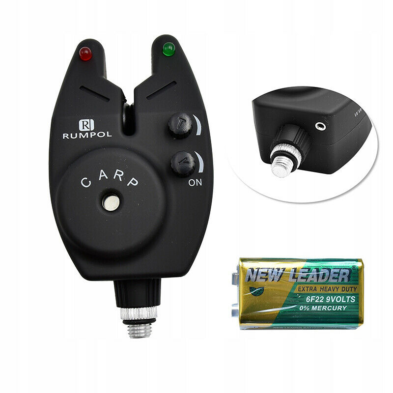 Portable Fishing Bite Alarm for Reminder Fishing Equipment LED Light IndicatBDA