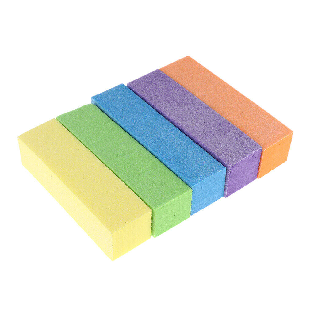20x Rectangular Sanding Nail Polisher Polish Buffer Block Manicure Tools