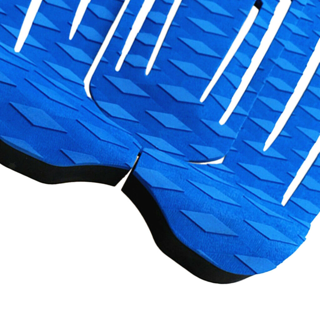 3Pcs Premium Surfboard Traction Pad Tail Pads Surfing Paddleboard Deck Grips