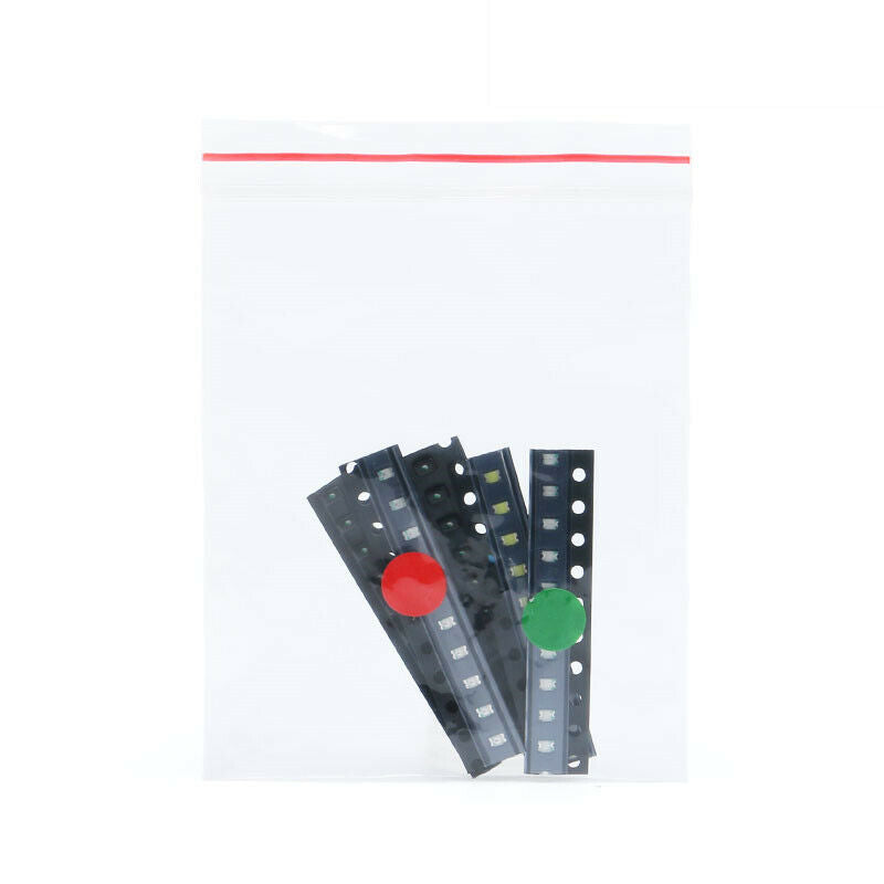 50pcs  SMD 0805 LED component package red blue green yellow white