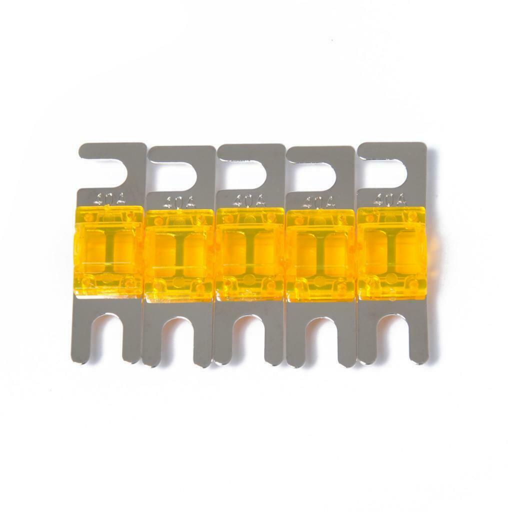 10Pcs 80A + 40A 12V / 24V / 32V Car Truck Audio System Mini ANL  Fuse Kit