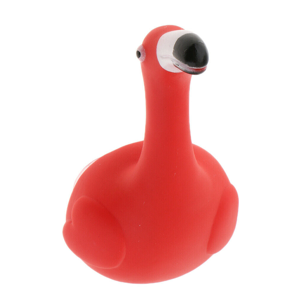 Cute Cartoon Animal Shape Toothbrush Holder Towel Rail Hooks Red Flamingo