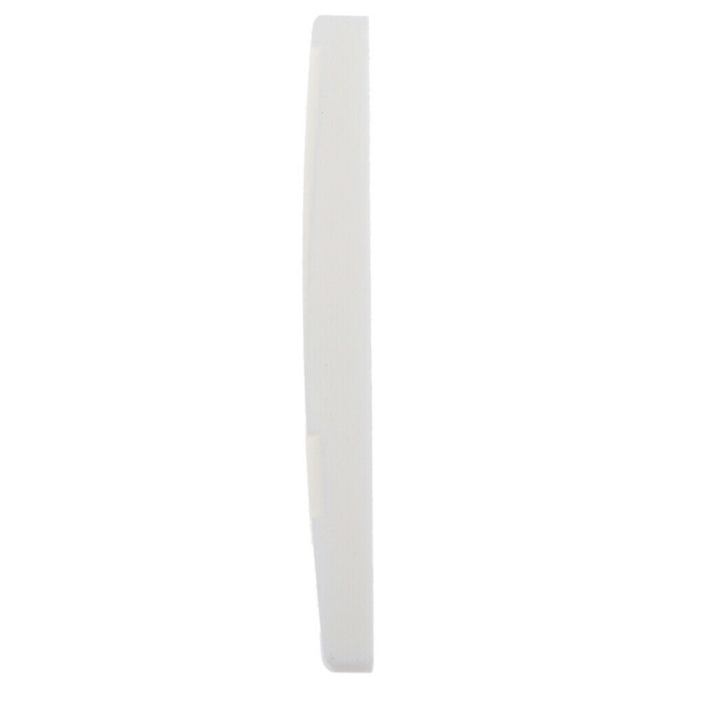 2Pcs Guitar Bone Bridge Saddle and Nut Real Cattle Bone Folk Guitar Replacement