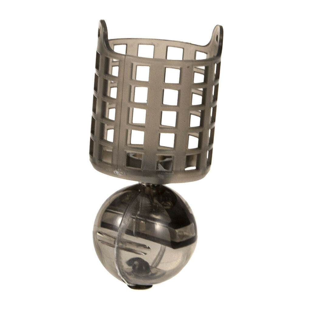 2 Pack Fishing Bait Feeders Terminal Tackle Accessory Inline Method Feeder