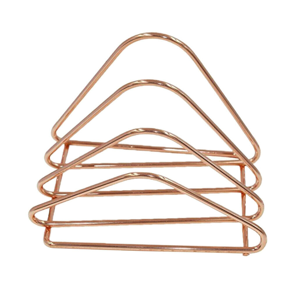 Golden Plated Magazine Newspaper Holder Basket - Magazine Rack - Desk or Table