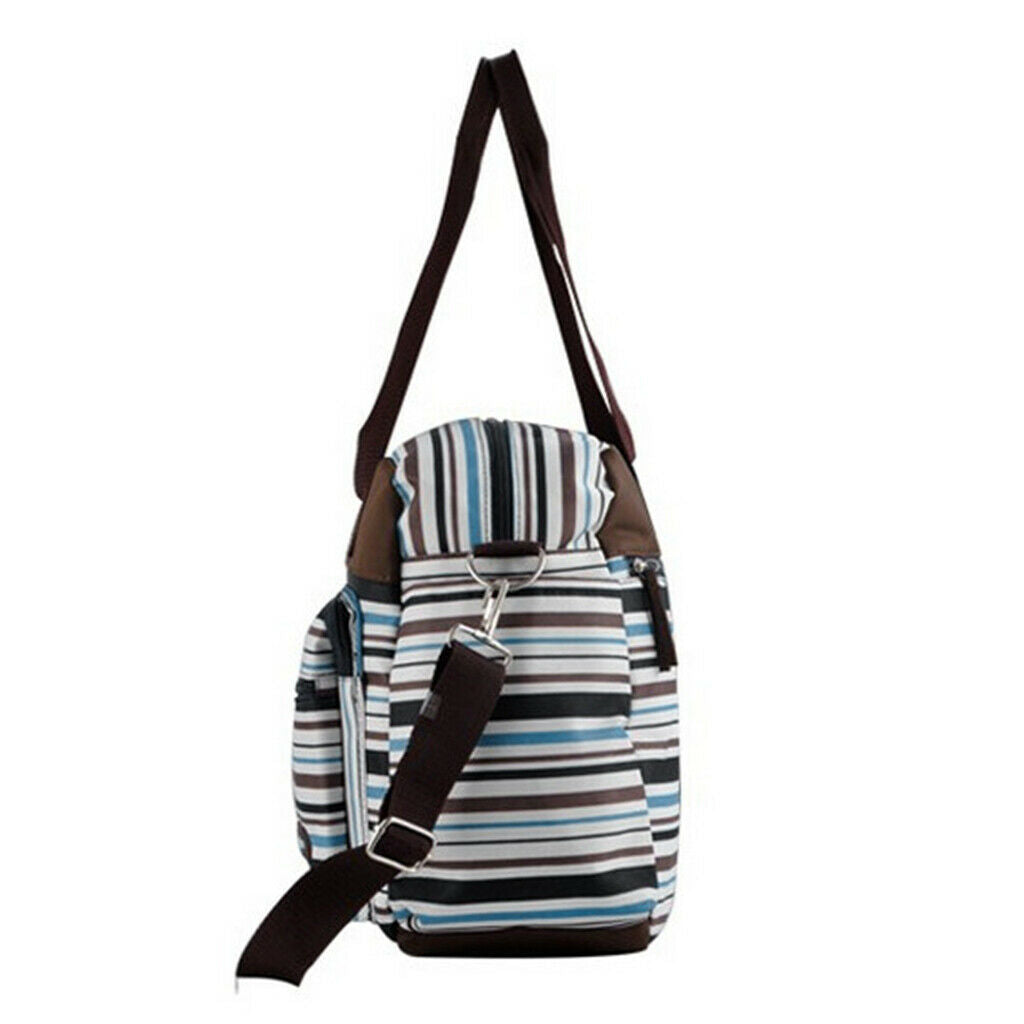 Waterproof Wearable Mummy Diaper Bag with Changing Pad Blue